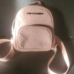 Aldo Pink Heart-Patterned Women's Backpack